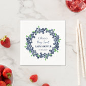 ベリースイートベビーシャワーブルーベリーベビーガールボーイ スタンダードカクテルナプキン (インサイチュ)