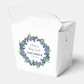 ベリースイートベビーシャワーブルーベリーベビーガールボーイ フェイバーボックス (裏面サイド)