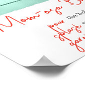 ベリースイートベビーシャワーマママオサバー ポスター (角)