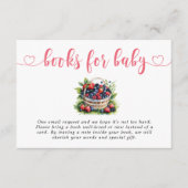 ベリースイートベビーシャワーワイルドベリーの本 エンクロージャーカード (正面)