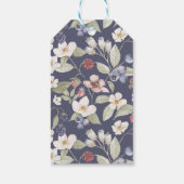 ベリースイートベビーシャワーワイルドベリー&フラワー ギフトタグ (裏面)