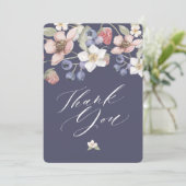 ベリースイートベビーシャワーワイルドベリー&フラワー サンキューカード (スタンド正面)