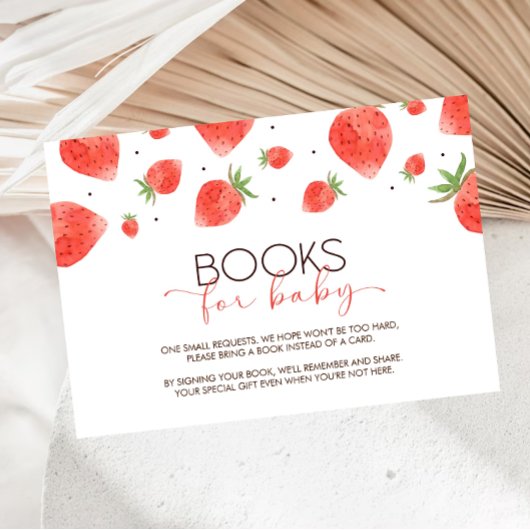 ベリースイートベビーシャワー予約リクエストカード エンクロージャーカード