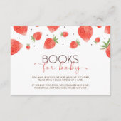 ベリースイートベビーシャワー予約リクエストカード エンクロージャーカード (正面)