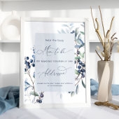 ベリースイートベビーシャワー住所と封筒 ポスター