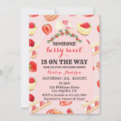 ベリースイートベビーシャワー招待状招待状 招待状 (正面)