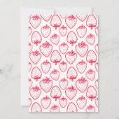 ベリースイートベビーシャワー招待状招待状 招待状 (裏面)