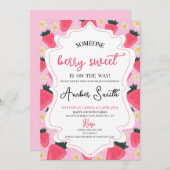 ベリースイートベビーシャワー招待状 招待状 (正面/裏面)