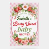 ベリースイートベビーシャワー歓迎サイン アクリルサイン (正面)