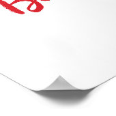 ベリースイートベビーシャワー歓迎フォームボード ポスター (角)