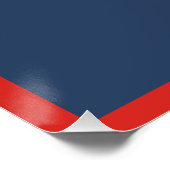 ベリースイートベビーシャワー海軍ウェルカムサイン ポスター (コーナー)