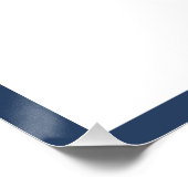 ベリースイートベビーシャワー海軍ウェルカムサイン ポスター (コーナー)