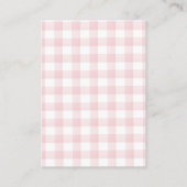 ベリースイートベビーシャワー用ストロベリーブック エンクロージャーカード (裏面)