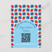 ベリースイートベビーシャワー登録 エンクロージャーカード (正面)