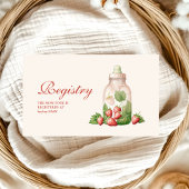 ベリースイートベビーシャワー登録 エンクロージャーカード