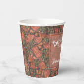 ベリースイートベビーシャワー紙カップ – イチゴ 紙コップ (正面)