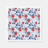 ベリースイートベビーシャワー紙プレート スタンダードカクテルナプキン (正面)