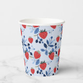 ベリースイートベビーシャワー紙プレート 紙コップ (裏面)