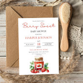 ベリースイートベビーシャワー農家マーケットサマー 招待状