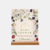 ベリースイートベビーシャワー アクリルサイン (正面)