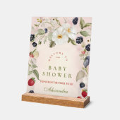 ベリースイートベビーシャワー アクリルサイン (傾斜)