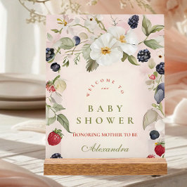 ベリースイートベビーシャワー アクリルサイン