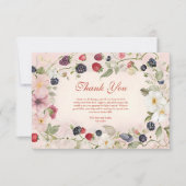 ベリースイートベビーシャワー サンキューカード (正面)