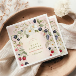 ベリースイートベビーシャワー スタンダードカクテルナプキン