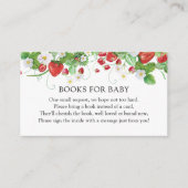 ベリースイートベビーシャワー |ベビー エンクロージャーカード (正面)