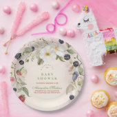 ベリースイートベビーシャワー ペーパープレート (パーティー)