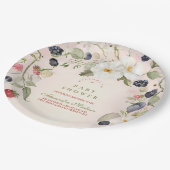 ベリースイートベビーシャワー ペーパープレート (アングル)