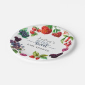 ベリースイートベビーシャワー ペーパープレート (アングル)