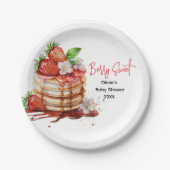 ベリースイートベビーシャワー ペーパープレート (正面)