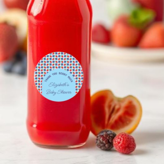 ベリースイートベビーシャワー ラウンドシール