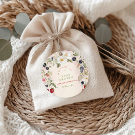 ベリースイートベビーシャワー ラウンドシール