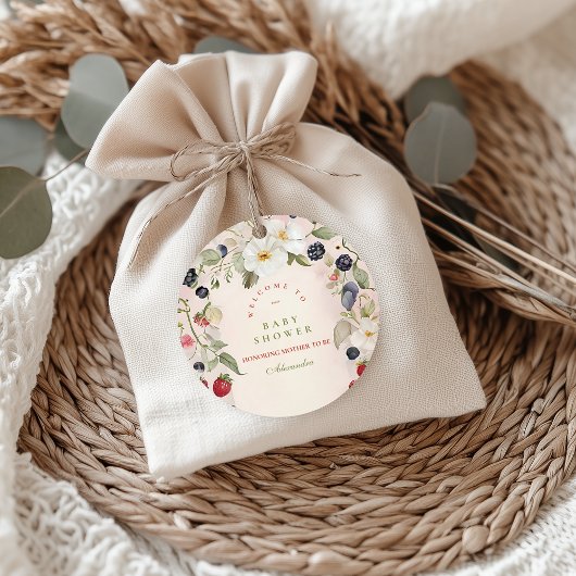 ベリースイートベビーシャワー ラウンドシール