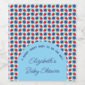 ベリースイートベビーシャワー ワインラベル (シングルラベル)