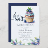 ベリースイートベビーシャワー 招待状 (正面/裏面)