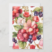 ベリースイートベビーシャワー 招待状 (裏面)