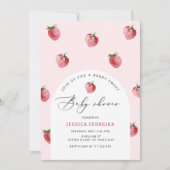 ベリースイートベビーシャワー 招待状 (正面)