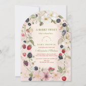 ベリースイートベビーシャワー 招待状 (正面)
