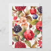 ベリースイートベビーシャワー 招待状 (裏面)