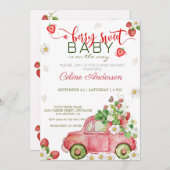 ベリースイートベビーシャワー 招待状 (正面/裏面)