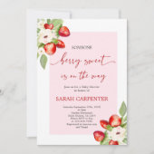 ベリースイートベビーシャワー 招待状 (正面)