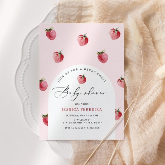 ベリースイートベビーシャワー 招待状