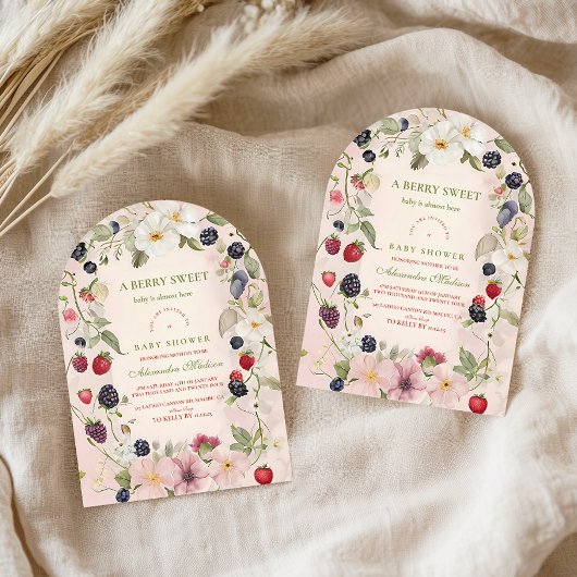 ベリースイートベビーシャワー 招待状