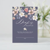 ベリースイートベビーベリー&フラワーオムツラッフル 招待状 (スタンド正面)