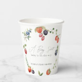 ベリースイートベリーガールベビーシャワー 紙コップ (裏面)