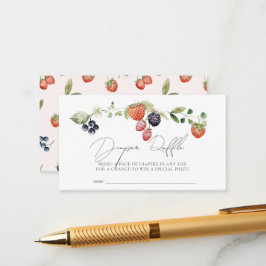 ベリースイートベリーベビーおむつラッフルチケット エンクロージャーカード