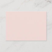 ベリースイートラブブライダルシャワー エンクロージャーカード (裏面)